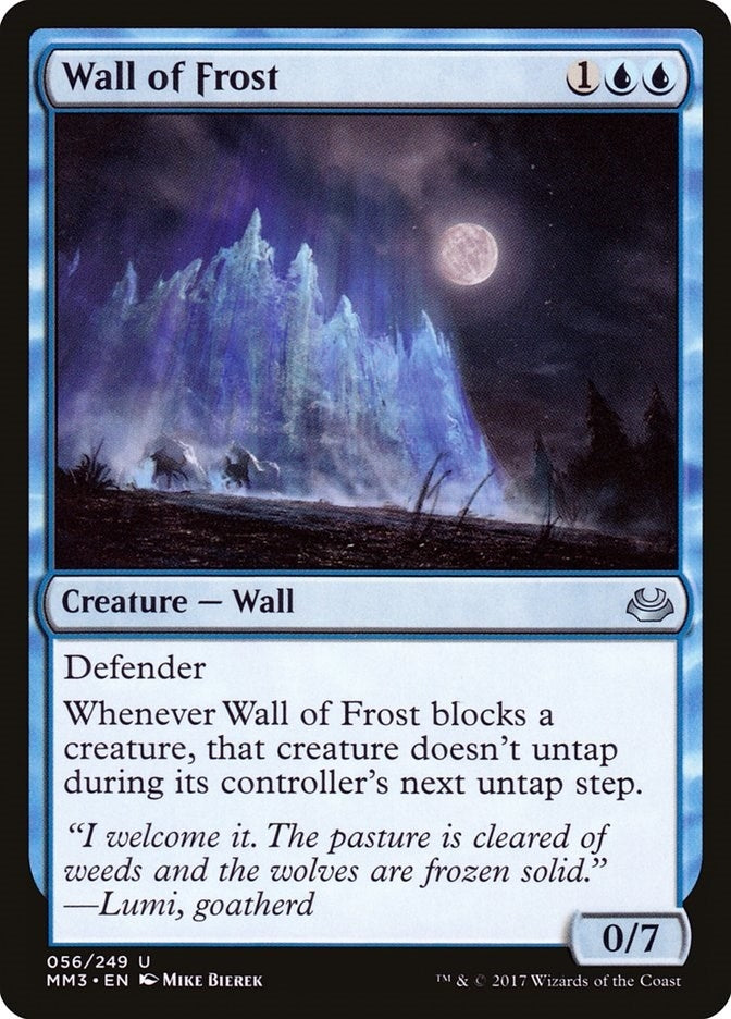 Image for Wall of Frost (56) (Modern Masters 2017) - Magic: The Gathering