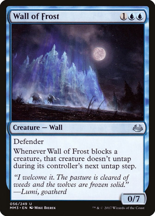 Image for Wall of Frost (56) (Modern Masters 2017) - Magic: The Gathering