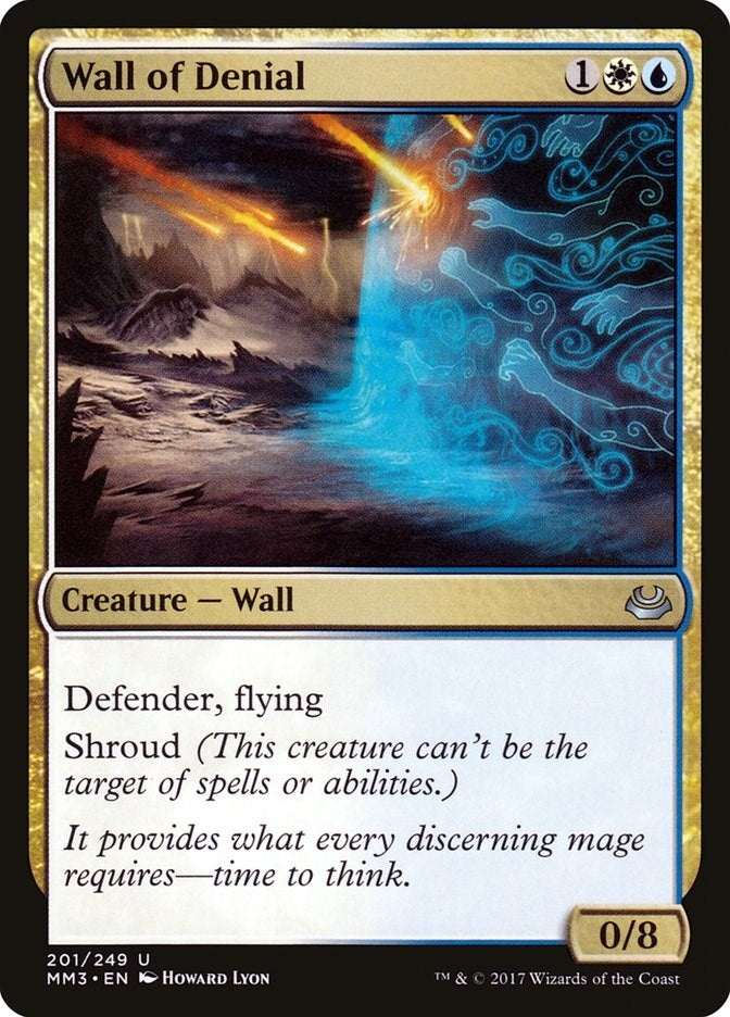 Image for Wall of Denial (201) (Modern Masters 2017) - Magic: The Gathering
