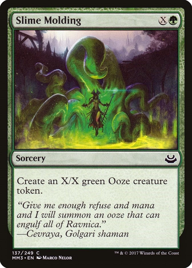 Image for Slime Molding (137) (Modern Masters 2017) - Magic: The Gathering