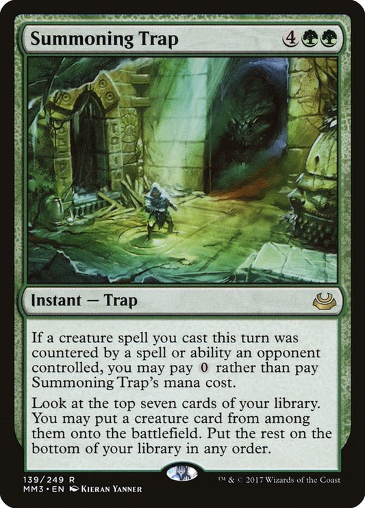 Image for Summoning Trap (139) (Modern Masters 2017) - Magic: The Gathering