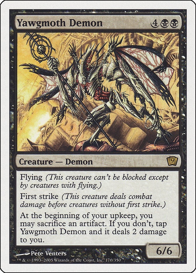 Image for Yawgmoth Demon (170) (9th Edition) - Magic: The Gathering