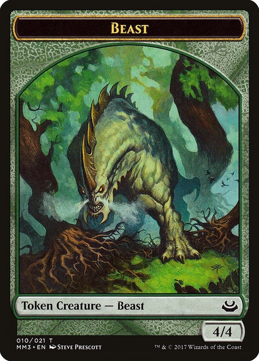 Image for Beast Token (010) (10) (Modern Masters 2017) - Magic: The Gathering