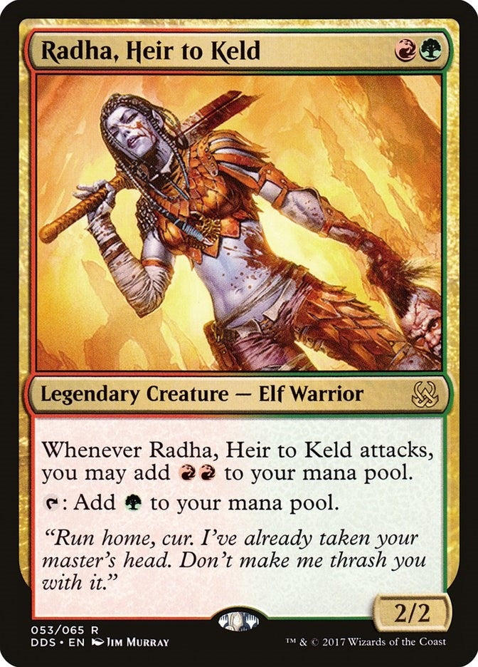 Image for Radha, Heir to Keld (53) (Duel Decks: Mind vs. Might) - Magic: The Gathering