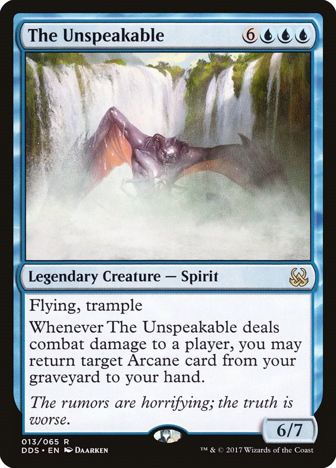 Image for The Unspeakable (13) (Duel Decks: Mind vs. Might) - Magic: The Gathering