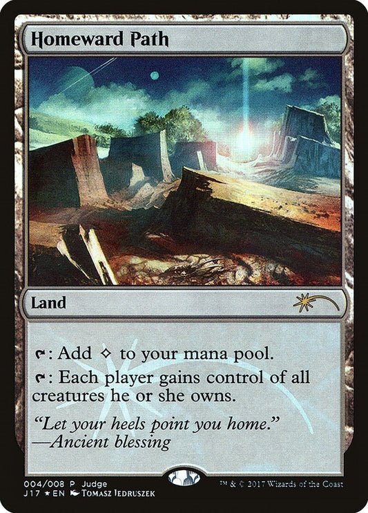Image for Homeward Path (4) (Judge Promos) - Magic: The Gathering