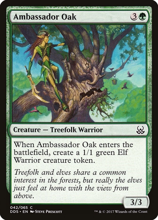 Image for Ambassador Oak (42) (Duel Decks: Mind vs. Might) - Magic: The Gathering