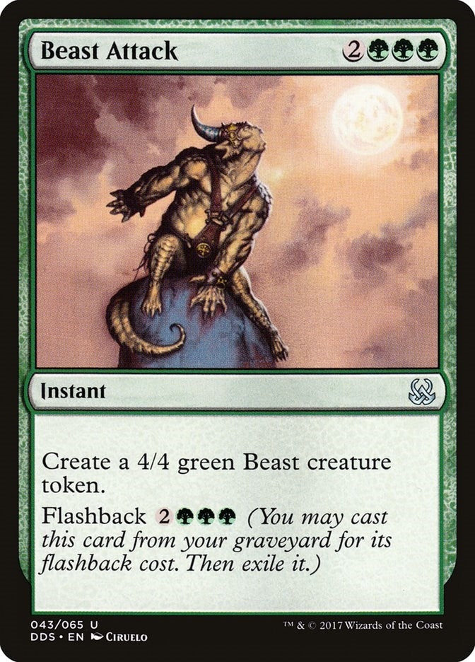 Image for Beast Attack (43) (Duel Decks: Mind vs. Might) - Magic: The Gathering