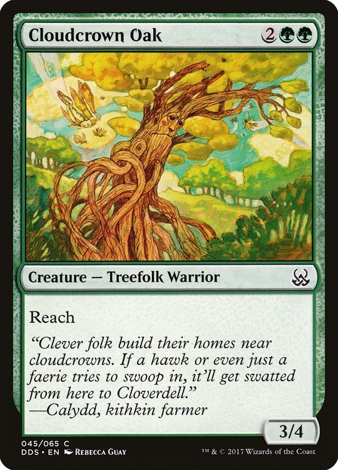 Image for Cloudcrown Oak (45) (Duel Decks: Mind vs. Might) - Magic: The Gathering