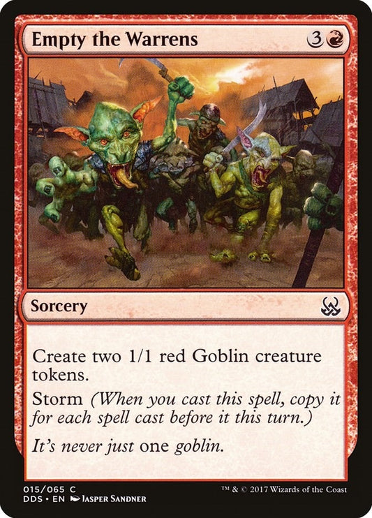 Image for Empty the Warrens (15) (Duel Decks: Mind vs. Might) - Magic: The Gathering