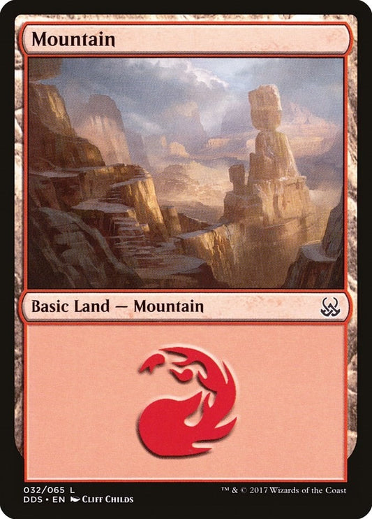 Image for Mountain (032) (32) (Duel Decks: Mind vs. Might) - Magic: The Gathering