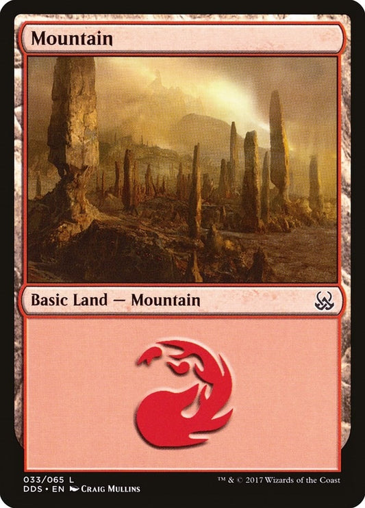 Image for Mountain (033) (33) (Duel Decks: Mind vs. Might) - Magic: The Gathering