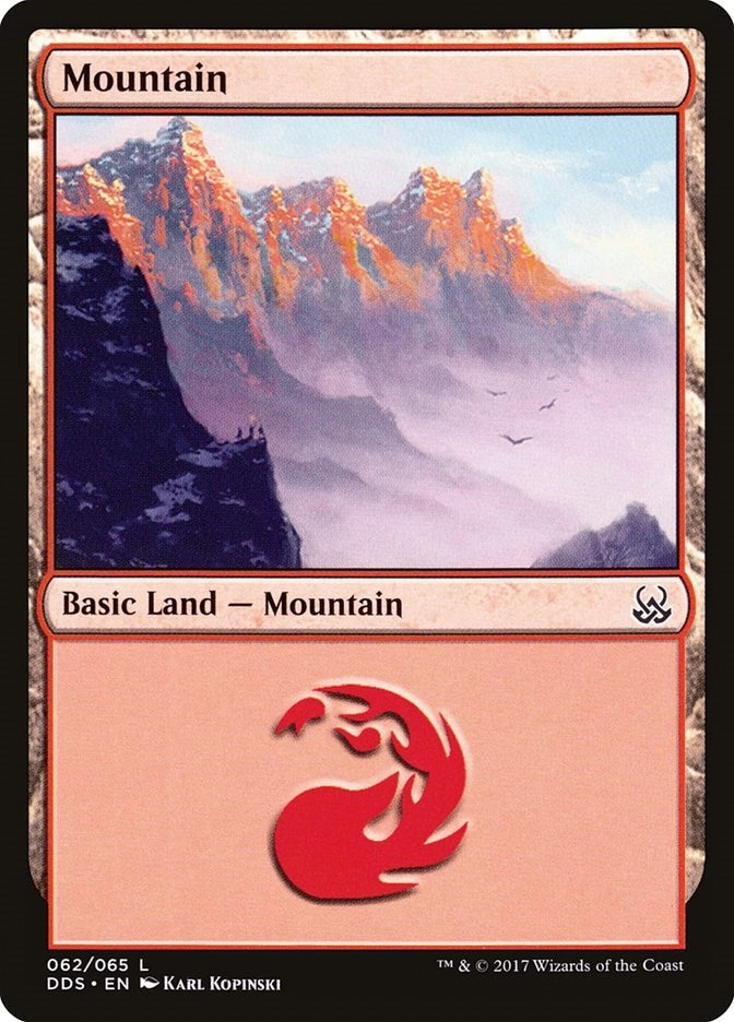 Image for Mountain (062) (62) (Duel Decks: Mind vs. Might) - Magic: The Gathering