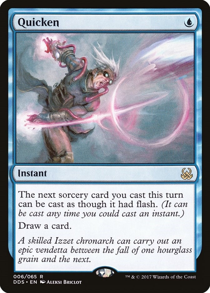 Image for Quicken (6) (Duel Decks: Mind vs. Might) - Magic: The Gathering