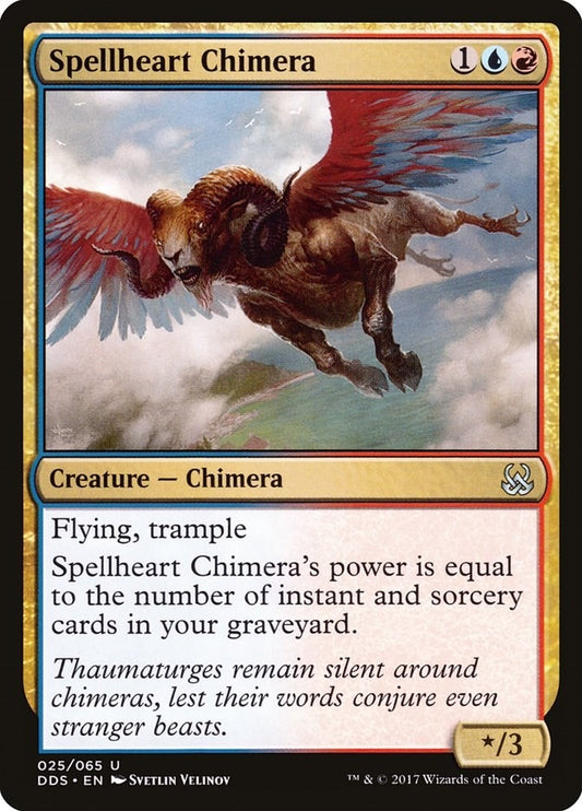 Image for Spellheart Chimera (25) (Duel Decks: Mind vs. Might) - Magic: The Gathering