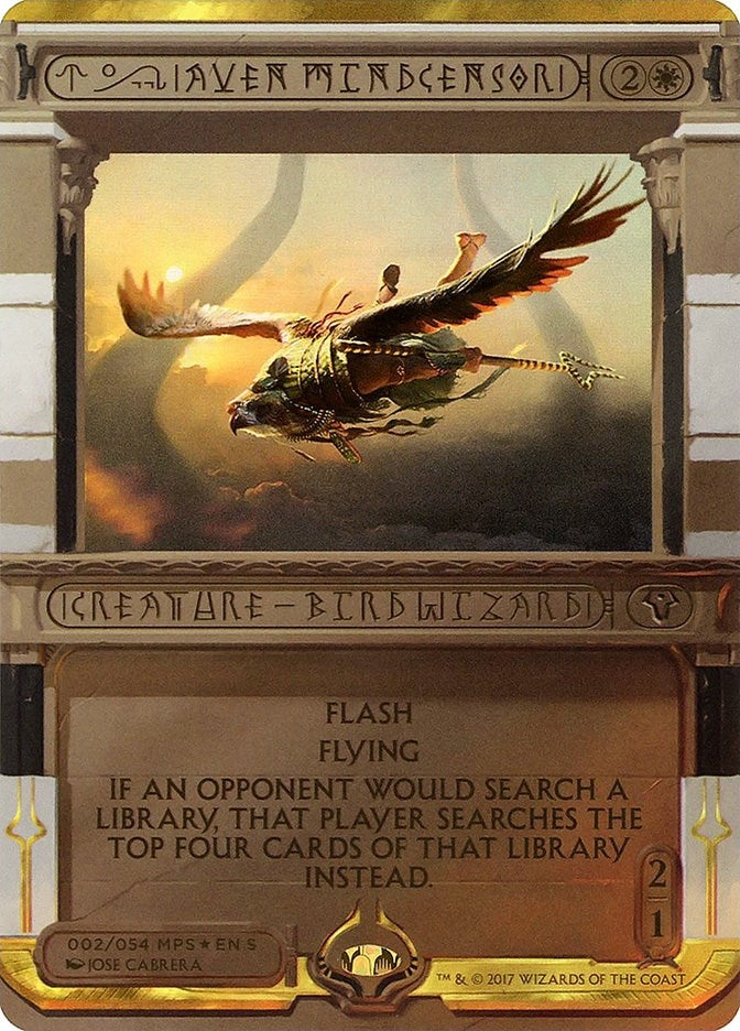 Image for Aven Mindcensor (2) (Masterpiece Series: Amonkhet Invocations) - Magic: The Gathering