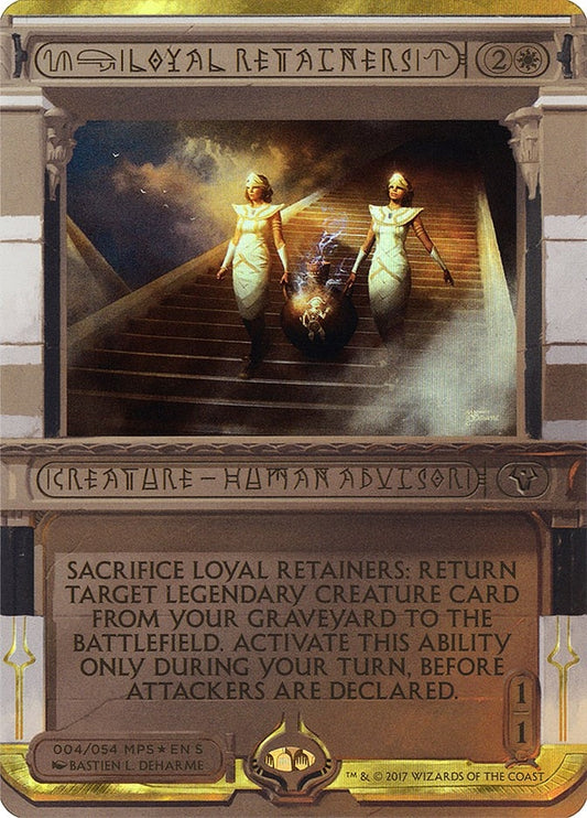 Image for Loyal Retainers (4) (Masterpiece Series: Amonkhet Invocations) - Magic: The Gathering