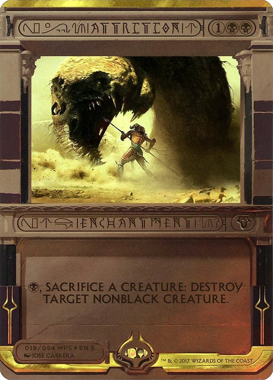 Image for Attrition (19) (Masterpiece Series: Amonkhet Invocations) - Magic: The Gathering