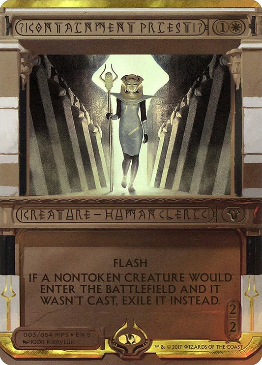 Image for Containment Priest (3) (Masterpiece Series: Amonkhet Invocations) - Magic: The Gathering