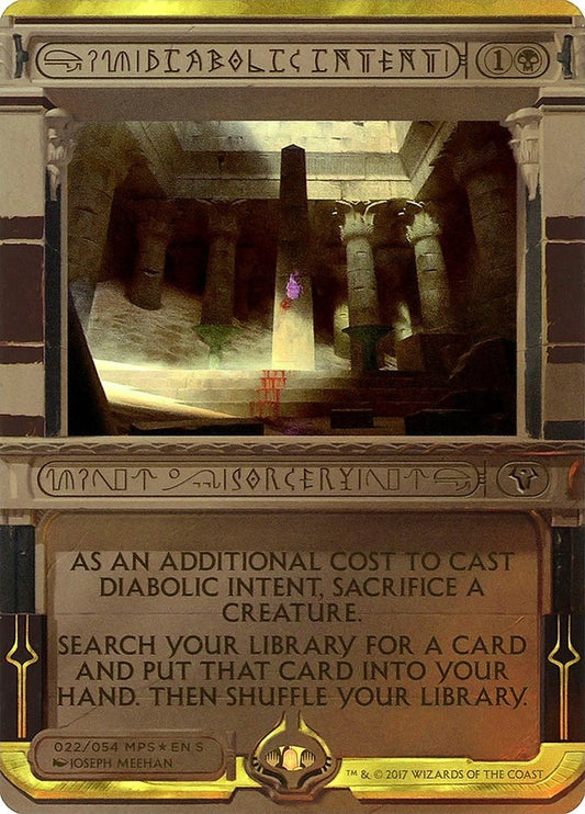 Image for Diabolic Intent (22) (Masterpiece Series: Amonkhet Invocations) - Magic: The Gathering