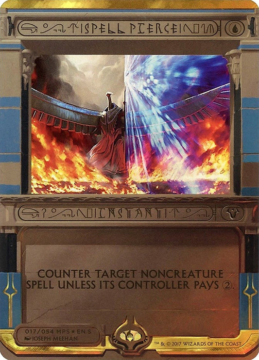 Image for Spell Pierce (17) (Masterpiece Series: Amonkhet Invocations) - Magic: The Gathering