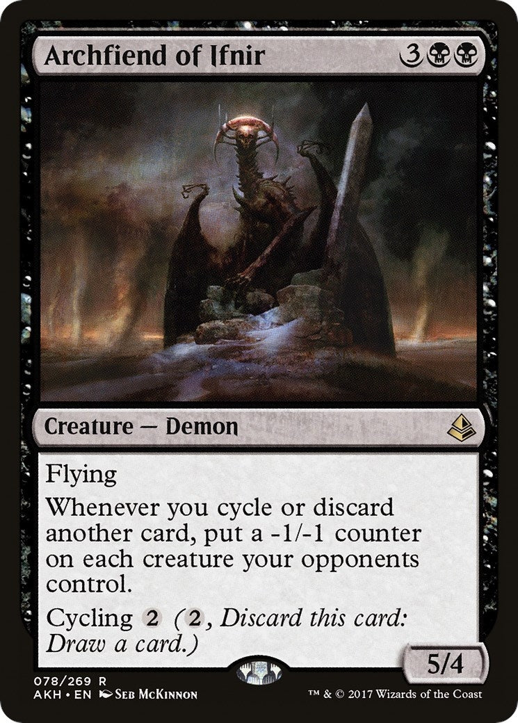Image for Archfiend of Ifnir (78) (Amonkhet) - Magic: The Gathering