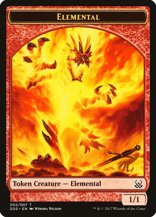 Image for Elemental Token (2) (Duel Decks: Mind vs. Might) - Magic: The Gathering