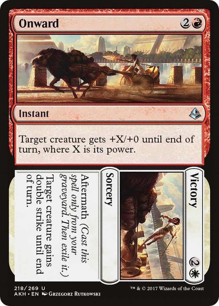 Image for Onward // Victory (218) (Amonkhet) - Magic: The Gathering