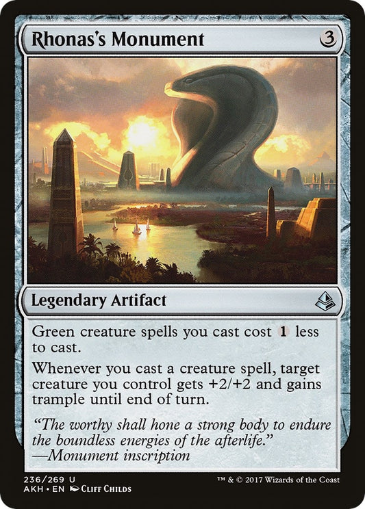 Image for Rhonas's Monument (236) (Amonkhet) - Magic: The Gathering