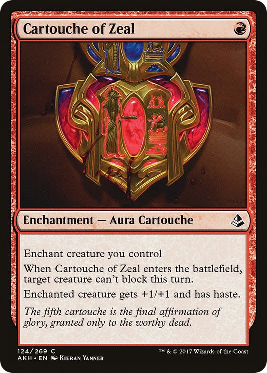 Image for Cartouche of Zeal (124) (Amonkhet) - Magic: The Gathering