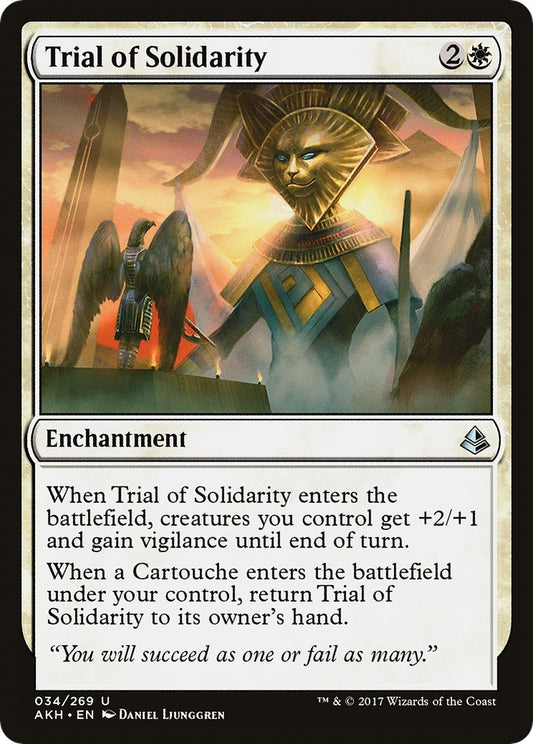 Image for Trial of Solidarity (34) (Amonkhet) - Magic: The Gathering