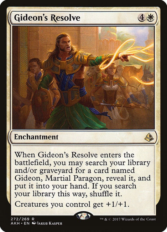 Image for Gideon's Resolve (272) (Amonkhet) - Magic: The Gathering