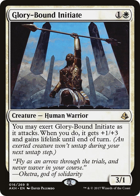 Image for Glory-Bound Initiate (16) (Amonkhet) - Magic: The Gathering