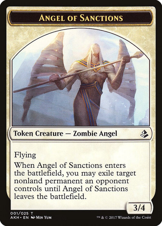 Image for Angel of Sanctions Token (1) (Amonkhet) - Magic: The Gathering