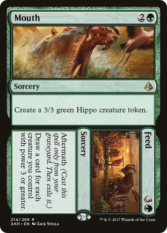 Image for Mouth // Feed (214) (Amonkhet) - Magic: The Gathering