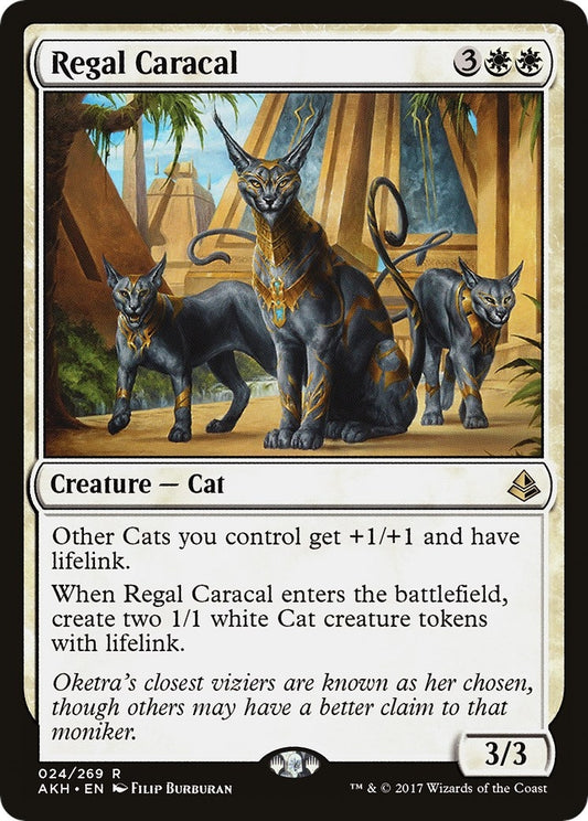 Image for Regal Caracal (24) (Amonkhet) - Magic: The Gathering