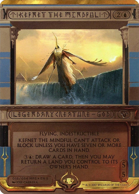 Image for Kefnet the Mindful (15) (Masterpiece Series: Amonkhet Invocations) - Magic: The Gathering