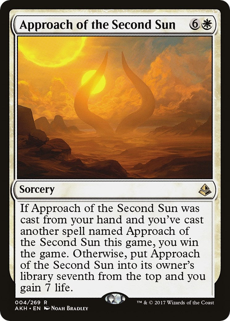 Image for Approach of the Second Sun (4) (Amonkhet) - Magic: The Gathering
