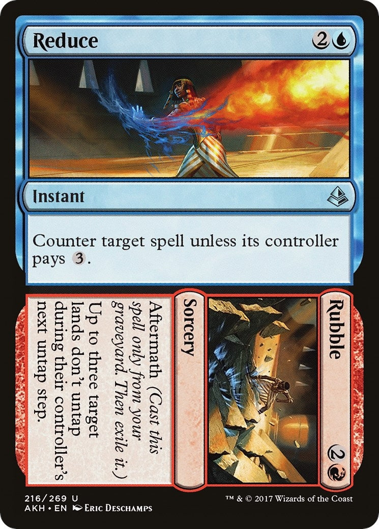 Image for Reduce // Rubble (216) (Amonkhet) - Magic: The Gathering