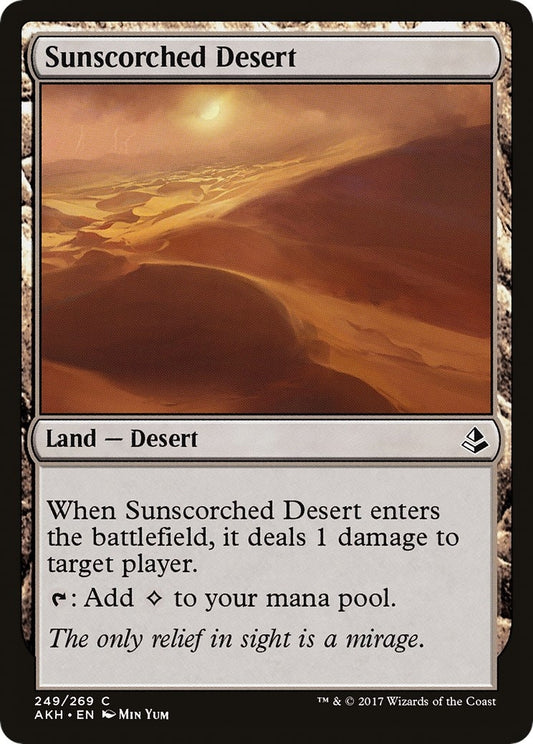 Image for Sunscorched Desert (249) (Amonkhet) - Magic: The Gathering