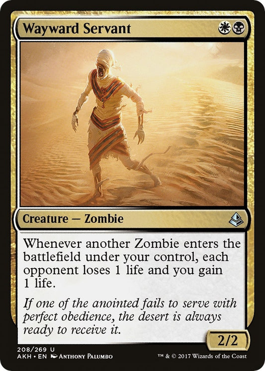 Image for Wayward Servant (208) (Amonkhet) - Magic: The Gathering