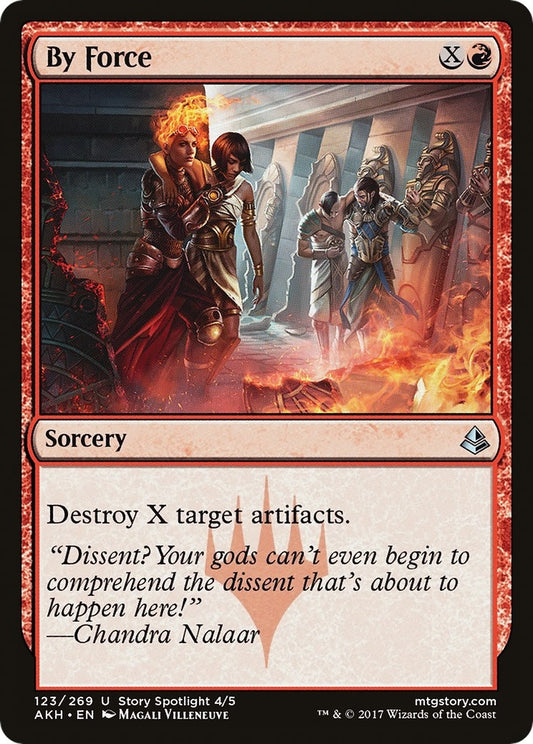 Image for By Force (123) (Amonkhet) - Magic: The Gathering