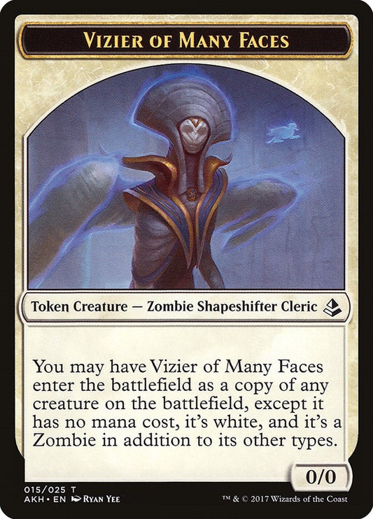 Image for Vizier of Many Faces Token (15) (Amonkhet) - Magic: The Gathering