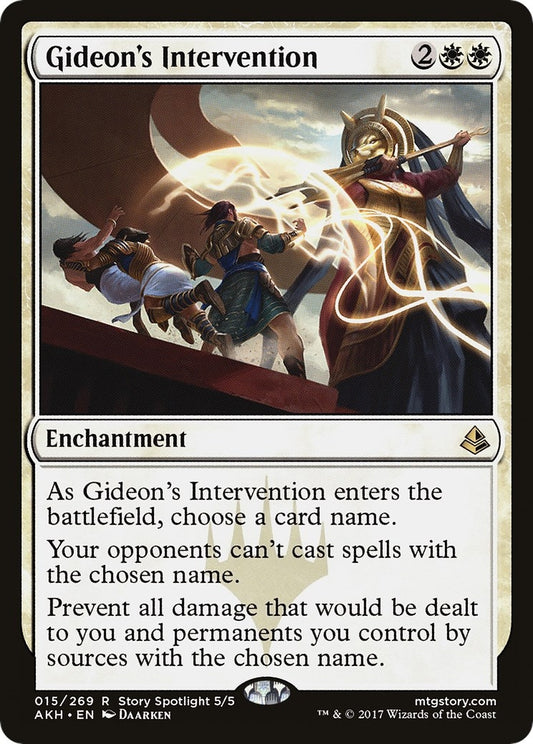 Image for Gideon's Intervention (15) (Amonkhet) - Magic: The Gathering