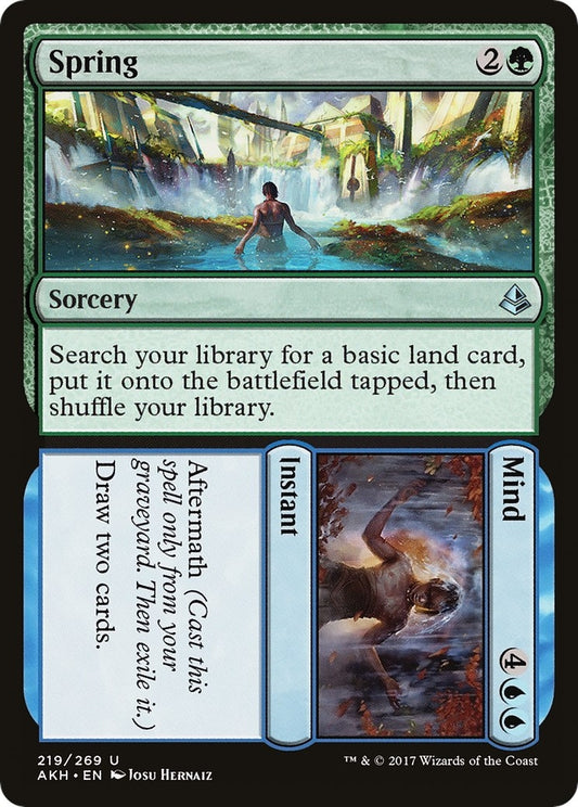 Image for Spring // Mind (219) (Amonkhet) - Magic: The Gathering