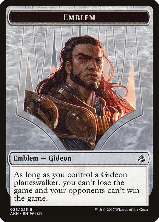 Image for Emblem - Gideon of the Trials (25) (Amonkhet) - Magic: The Gathering