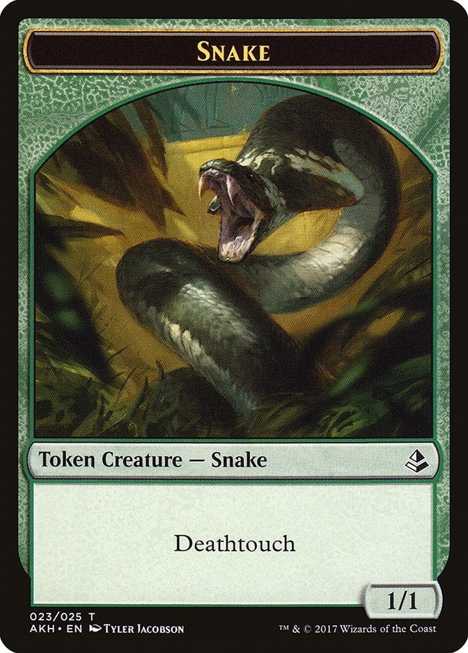 Image for Snake Token (23) (Amonkhet) - Magic: The Gathering