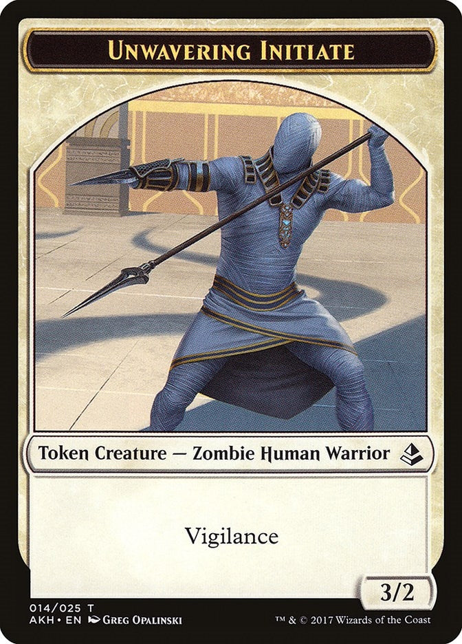 Image for Unwavering Initiate Token (14) (Amonkhet) - Magic: The Gathering