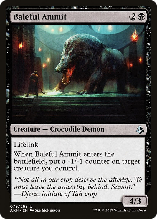 Image for Baleful Ammit (79) (Amonkhet) - Magic: The Gathering