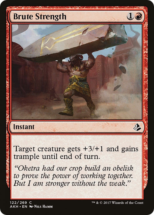 Image for Brute Strength (122) (Amonkhet) - Magic: The Gathering